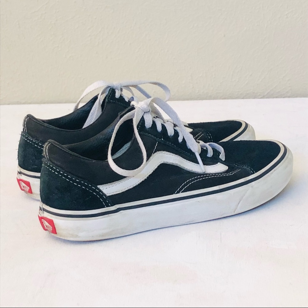 Vans black suede/canvas sneaker
